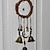billige Gaver-klokker til dørhåndtag til beskyttelse, heksevindklokke dørophæng, håndlavede vindklokker i rattan hekseindretning, beskyttelse hekseri boligindretning-1 stk.