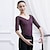 billige Leotarder-pustende ballett trikot / onesie ren farge skjøting tyll kvinners trening ytelse halvermet høy spandex/høy rygg trikot