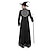 preiswerte Kostüme für Paare und Gruppen-Cosplay Hexe Hexenmeister Kostüme für Paare Herren Damen Film Cosplay Cosplay Kostüm-Party Schwarz Kleid Hut Karneval Maskerade Valentinstag Polyester