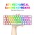 cheap Mouse Keyboard Combo-T60 Mechanical Keyboard And Mouse Set 62 Keys RGB 6400 DPI Optical Gaming Mouse With Pad For Gamer Desktop Laptop