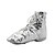 cheap Jazz Shoes-Women&#039;s Jazz Shoes Ballroom Shoes Line Dance Indoor Professional Boots Flat Heel Lace-up Kid&#039;s Silver Gold