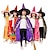 abordables Jouets &amp; Jeux-Enfants festival costumes étoile assistant sorcière cape cape robe avec chapeau pointu cosplay accessoires fête d&#039;anniversaire mardi gras accessoire