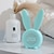cheap Décor &amp; Night Lights-LED  Alarm Clock with Timing Cute Rabbit Electronic Night Light Countdown USB Charging Sound Thermometer Rechargeable Magnet Adsorption Watch Wall Clock Cute Rabbit Digital Alarm Clock Children&#039;s Bedroom