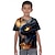 levne chlapecká 3D trička-módní dinosaurus s krátkým rukávem dětské 3D potištěné tričko pánské a dívčí s krátkým rukávem s výstřihem