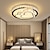 baratos Luzes de teto e ventiladores-50cm design exclusivo luzes de teto de aço inoxidável galvanizado moderno 220-240v