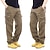 Χαμηλού Κόστους Στρατιωτικά παντελόνια-Ανδρικά Παντελόνια με τσέπες Παντελόνι Cargo Παντελόνια Παντελόνι εργασίας Ελαστική μέση Πολλαπλή τσέπη Σκέτο Άνεση Αναπνέει Causal Καθημερινά Streetwear Αθλήματα Μοντέρνα Γκρίζο Πράσινο Kaki tamna