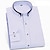 رخيصةأون زر أسفل القمصان-رجالي قميص رسمي خمر أسود أبيض كم طويل لون خالص / عادي طوي كل الفصول زفاف ملابس