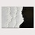 זול ציורים אבסטרקטיים-ציור שמן בעבודת יד קנבס קיר אמנות דקורטיבית סכין מופשטת ציור נוף ים לבן לעיצוב הבית מגולגל ללא מסגרת ציור לא נמתח