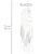 abordables Atrapasueños-Atrapasueños con forma de menisco regalo hecho a mano borla de plumas luna colgante de pared decoración arte blanco 75 * 20 cm
