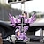 cheap Car Pendants &amp; Ornaments-Cross Wing God Faith Rose Rosy Butterfly Christian Memorial Jesus Car Rear View Mirror Accessories Christmas Tree Ornament Decoration Hanging Charm Interior Rearview Pendant Decor Gift