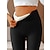 cheap Leggings-Women&#039;s Fleece Pants Tights Leggings Fleece lined Black Gold Black Light Grey Tights Casual / Sporty Athleisure High Waist Weekend Yoga Ankle-Length Micro-elastic Plain Tummy Control S M L XL XXL