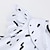 levne Dětské kostýmy-dětské dívčí 101 dalmatinů kruté de vil sady šatů 2ks puntíkaté představení halloween černé asymetrické kostýmní šaty bez rukávů 3-12 let s parukou