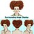 cheap Costume Wigs-Ariker Winifred Sanderson Wig Curly Brown Hocus Pocus 2 Winifred  Wig for Women Sanderson Sisters  Accessories Witch Wig Without Teeth Necklace Earrings