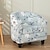 abordables Potah na křeslo a potah na křeslo-imprimé floral housse de fauteuil club stretch fauteuil couvre 1 pièce club baignoire chaise couvre housse de canapé canapé meubles protecteur couverture spandex canapé couvre pour salon