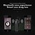 abordables Auriculares telefónicos y de negocios-M163 Auriculares de conducción de teléfono manos libres Auriculares de Gancho Bluetooth 5.1 Estéreo Larga duración de la batería Emparejamiento automático para Apple Samsung Huawei Xiaomi MI