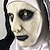 cheap Halloween Mask &amp; Props-Halloween Nun Mask Horror Latex Masks Cosplay Mascarillas Valak Face Masques with Headpiece