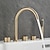 お買い得  浴槽用水栓金具-浴槽の蛇口 - 現代的な電気メッキ ローマン浴槽 真鍮バルブ バス シャワー ミキサー タップ