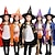 baratos Brinquedos &amp; Games-Crianças fantasias de festival feiticeiro da estrela manto de capa manto com chapéu pontudo adereços de cosplay festa de aniversário acessório de carnaval