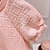 olcso Gyerekek&quot;-gyerek lány ruha egyszínű rövid ujjú napi vakáció aranyos hercegnő pamut térd felett vonalas ruha nyári tavaszi 3-10 éves rózsaszín 50db hajnyakkendővel
