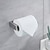 billige Toiletpapirholdere-toiletpapirholder, vægmonteret 304 rustfrit stål 14,5 cm papirrullebøjler til badeværelse&amp;amp; køkken (sort/børstet nikkel/krom)