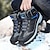 cheap Hiking Boots-Men&#039;s Women Boots Hiking Boots Trekking Shoes Fleece lined Hiking Walking Sporty Casual Outdoor PU Cloth Warm Slip Resistant Mid-Calf Boots Lace-up Black Gray Fall Winter