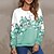 cheap Hoodies &amp; Sweatshirts-Women&#039;s Sweatshirt Pullover Print Active Streetwear Yellow Pink Blue Floral Daily Long Sleeve Round Neck