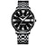 お買い得  デジタル腕時計-男性 クォーツ カレンダー 防水 夜光計 日にち ステンレス 腕時計