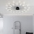 economico Lampade da soffitto-30-Light 128 cm Design unico Plafoniere Metallo LED Stile nordico 110-240 V
