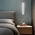 abordables Apliques de pared para interior-lámpara de pared larga minimalista, lámpara de pared de fondo led moderna de 40 cm / 60 cm sala de estar dormitorio junto a la cama, aplique de iluminación de pared interior de aluminio