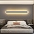 levne Vnitřní nástěnná světla-lightinthebox minimalistická dlouhá nástěnná lampa, 40cm/60cm moderní LED nástěnné svítidlo na pozadí obývací pokoj ložnice postel, hliníkové vnitřní nástěnné svítidlo osvětlovací svítidlo