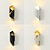 abordables luces de pared al aire libre-Lámpara de pared resistente a la intemperie para exteriores de 15w, lámpara de pared LED moderna de 10,9 pulgadas, lámpara de lavado de pared de aluminio fundido de oro negro/platino para porche,
