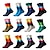 baratos meias masculinas-Homens 1 par 2 3 Cor Casa Escritório Diário Outono Inverno Esportivo Clássico