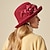 זול כובע מסיבות-כובעים נוצות מלאכותיות פולי/תערובת כותנה באולר/כובע כובע דלי כובע פדורה קנטקי דרבי קוקטייל מלכותי אסטקוט סתיו חתונה אלגנטית עם אפליקציות נוצות