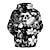 billiga Cosplay till vardagen-Halloween Skelett / Dödskalle Spöke Död Huvtröja Tecknat Manga Anime 3D Framficka Grafisk Till Par Herr Dam Vuxna Halloween Karnival Maskerad 3D-utskrift