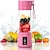 baratos Eletrodomésticos de Cozinha-liquidificador portátil liquidificador pessoal com mini misturador de suco de frutas recarregável usb liquidificador de tamanho pessoal para smoothies e shakes mini copo espremedor viagem 380 ml suco