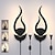 cheap Indoor Wall Lights-Plug in Wall Lamp 1pc 2pcs Dimmable LED Wall Lamp 10W Modern Indoor Wall Lamp Acrylic Aall Lamp with 6ft (about 1.8m) Plug Cable Suitable for Living Room Bedroom and Stair AC110V AC220V