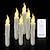 economico Luci notturne e decorative-6/12 pz led candele luci 6.5in 16.5 cm bianco senza fiamma led candele coniche funzionamento a batteria candele appese cono flicking batteria candelieri per la festa chiesa halloween decorazioni di