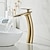 cheap Classical-Waterfall Bathroom Sink Faucet with Supply Hose,Single Handle Single Hole Vessel Lavatory Faucet,Slanted Body Basin Mixer Tap Tall Body Commercial