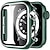 voordelige Smartwatch-hoesje-Horlogekast met schermbeschermer Compatibel met: Apple Watch Series 8 7 41mm 45mm / Series 6 5 4 SE 40mm 44mm / Series 3 2 1 38mm 42mm Krasbestendig Stofbestendig Rondom beschermend PC Horloge Deksel