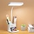 cheap Indoor Lighting-Desk Lamp LED Flexible Study Lamp With Pen Holder LED Desk Lamp With Touch Dimmable LED Stand Desk Lamp Reading Lamp Creative Smart Student Dormitory Desk Eye Protection Lamp Bedside Reading LED Pen Down Lamp