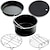 cheap Grills &amp; Outdoor Cooking-9pcs/Set 6/7 / 8 Inches Air Fryer Accessories Pizza Tray Grill Toast Rack Steam Rack Insulation Pad 3.2QT-5.8QT