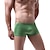 voordelige Comfortabel herenondergoed-Voor heren 1 pak Ondergoed Basic slipje Boxer Slip Nylon Antibacterieel Waterdicht Heldere kleur Medium Taille Zwart Wit