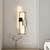 voordelige Wandverlichting voor binnen-moderne led acryl wandlamp 15w 28w tricolor dimmen/warm licht kan worden geselecteerd voor slaapkamer gang trap badkamer binnenverlichting lampen woondecoratie