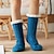 cheap Home Socks-Women&#039;s House Socks With Grippers Super Soft Warm Cozy Fuzzy Fleece-Lined Socks Stockings Autumn Winter Ladies Floor Socks