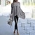 cheap Casual Dresses-Women&#039;s Sweater Dress Mini Dress Black White Blue Pure Color Long Sleeve Winter Fall Spring Cold Shoulder Modern Boat Neck Winter Dress Office Daily 2023 S M L XL XXL 3XL