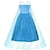 Недорогие Платья-Детский костюм «Эльза Фрост» для девочек, платье с цветочным принтом и пайетками, синее платье макси с длинными рукавами, милые платья принцессы, осенне-зимние, стандартная посадка, От 3 до 10 лет