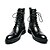 voordelige Dress Boots-Voor heren Laarzen Legerlaarzen Motorlaarzen Jurk schoenen Casual Brits Dagelijks PU Kuitlaarzen Veters Zwart Bruin Zomer Herfst Winter