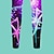 abordables bas 3d fille-Pantalons Leggings Fille Enfants Hiver Automne Actif Violet Fuchsia Animal Papillon Extérieur 3-12 ans / Le style mignon / Motifs 3D / Collants