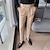 tanie Sukienka spodnie-Męskie Garnitury Spodnie Spodnie garniturowe Spodnie Gurkha Kieszeń Wysoki wzrost Równina Komfort Miękka Ślub Biuro Biznes Zabytkowe Klasyczny Ciemny khaki Czarny Średnio elastyczny