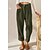 cheap Pants-Women&#039;s Pants Trousers Corduroy Black Blue Pink Fashion Mid Waist Side Pockets Casual Weekend Full Length Micro-elastic Chinese Style Comfort S M L XL XXL